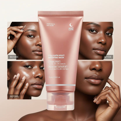 Masque au collagene avec 1 Pinceau offert