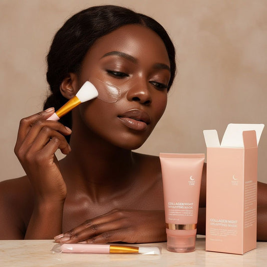 Masque au collagene avec 1 Pinceau offert